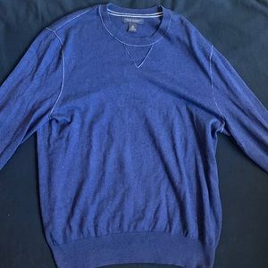 Blue Banana Republic Cotton Cashmere Sweater